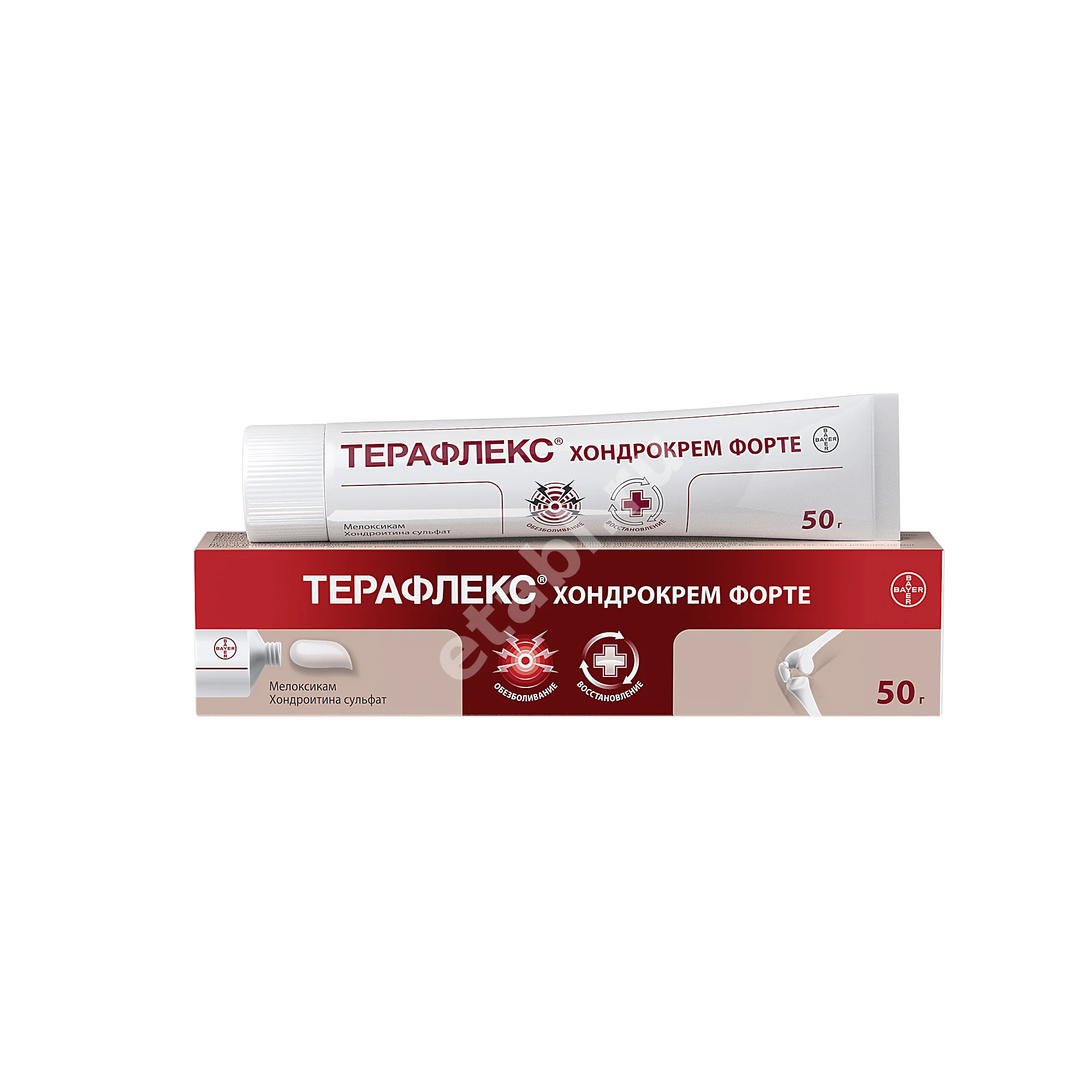 ТЕРАФЛЕКС ХОНДРОКРЕМ ФОРТЕ крем (туба) 1%+5% - 50г N1 (БАЙЕР, РФ)