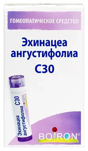 ЭХИНАЦЕА АНГУСТИФОЛИА С30 гран. гомеопат. 4г N1 (Буарон Лаб, ФРАНЦИЯ)
