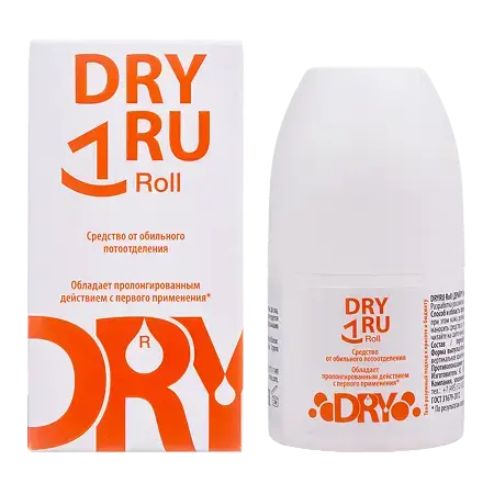 ДРАЙ РУ РОЛЛ ср-во от обильного и норм потоотделения пролонг действия 50мл (Химсинтез НПО, РФ)