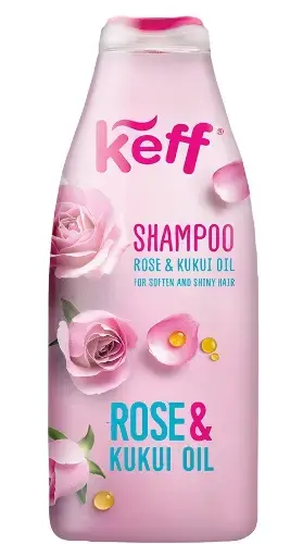 КЕФФ (KEFF) шампунь для сух/непослуш волос масло розы/масло ореха кукуй 14+ 500мл (Сано Интернешенл, ИЗРАИЛЬ)
