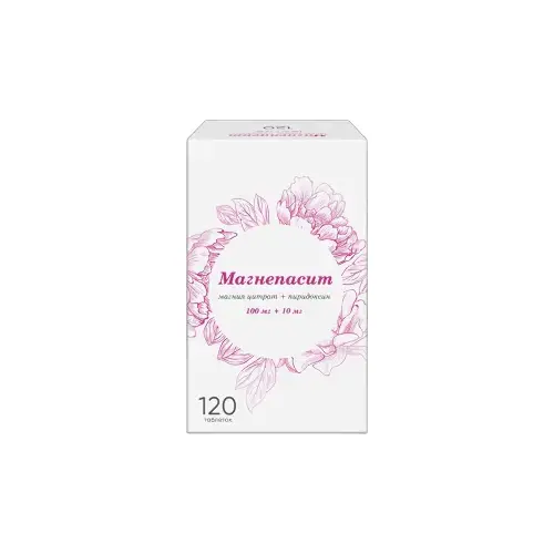 МАГНЕПАСИТ табл. п.п.о. 100мг+10мг N120 (ОЗОН, РФ)