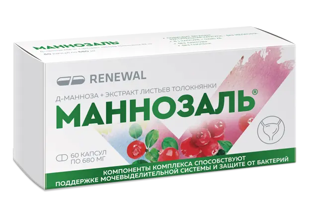 МАННОЗАЛЬ Реневал капс. 456мг+82мг N60 (ОБНОВЛЕНИЕ, РФ)