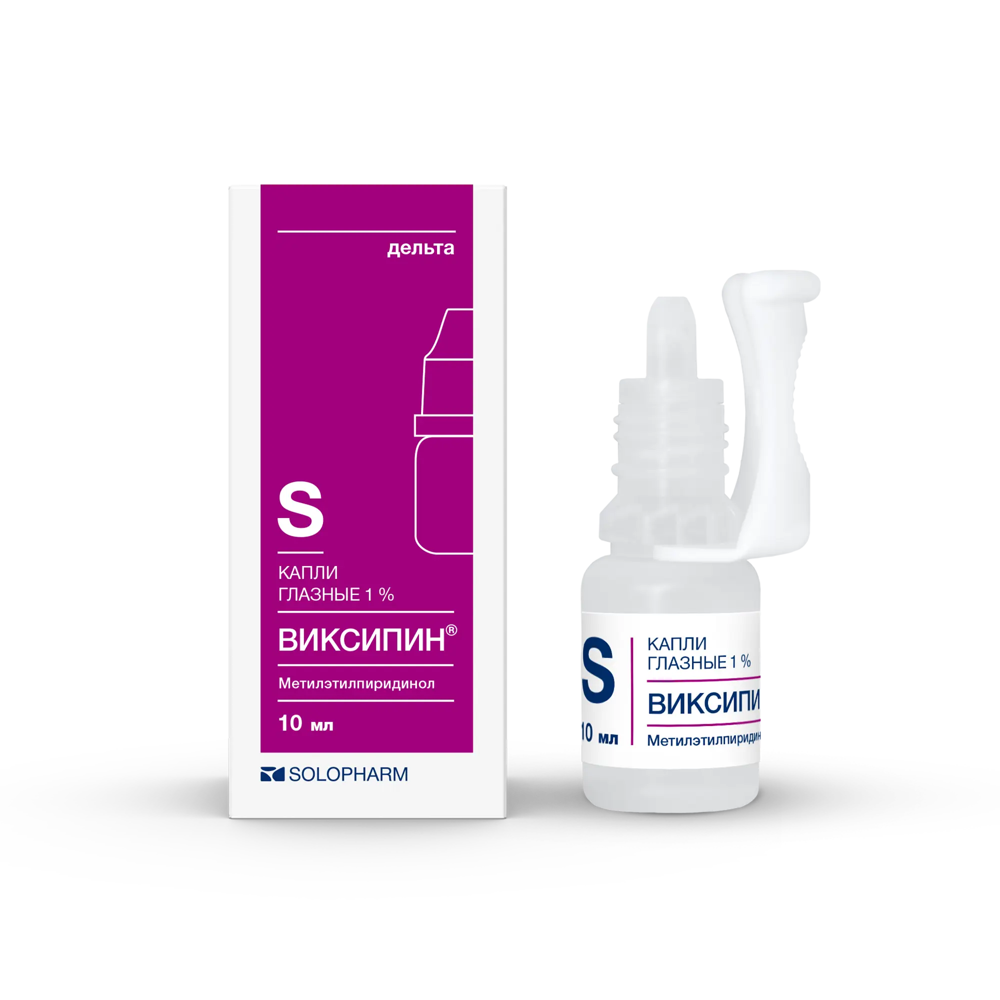 ВИКСИПИН капли глазн. (фл.) 1% - 10мл N1 (СОЛОФАРМ, РФ)