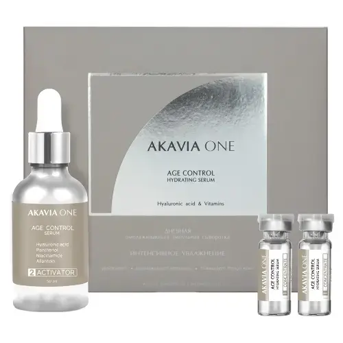 АКАВИЯ ONE сыворотка для лица увлаж омолаживающая +активатор (амп.) N12 (Вектор-Медика, РФ)