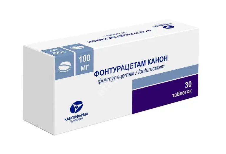 ФОНТУРАЦЕТАМ табл. 100мг N30 (КАНОНФАРМА, РФ)