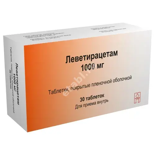 ЛЕВЕТИРАЦЕТАМ табл. п.п.о. 1г N30 (Хетеро Лабс Лимитед, РФ)