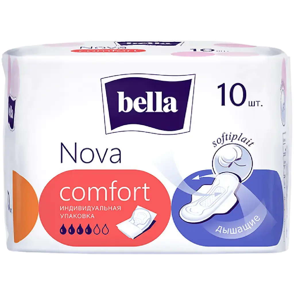 БЕЛЛА прокладки гигиенические Нова Комфорт Софт N10 (БЕЛЛА, РФ/ПОЛЬША)