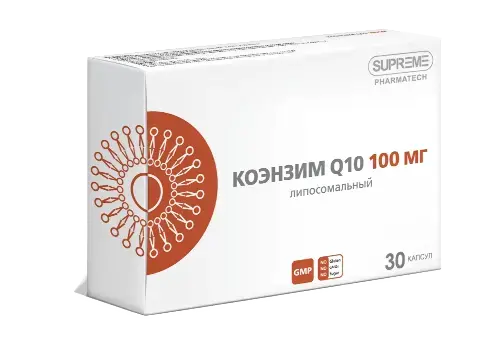 КОЭНЗИМ Q10 Липосомальный капс. 0.548г N30 (Суприм Фармацех, РФ)