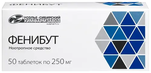 ФЕНИБУТ табл. 250мг N50 (Органика, РФ)