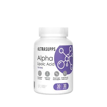 АЛЬФА-ЛИПОЕВАЯ КИСЛОТА Ультрасаппс капс. 0.75г N30 (Ультра Энерджи Сапплементс Трэйдинг, ОАЭ)