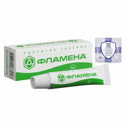 ФЛАМЕНА покрытие гелевое 10г (туба) +салфетка (Фламена Научная Компания, РФ)