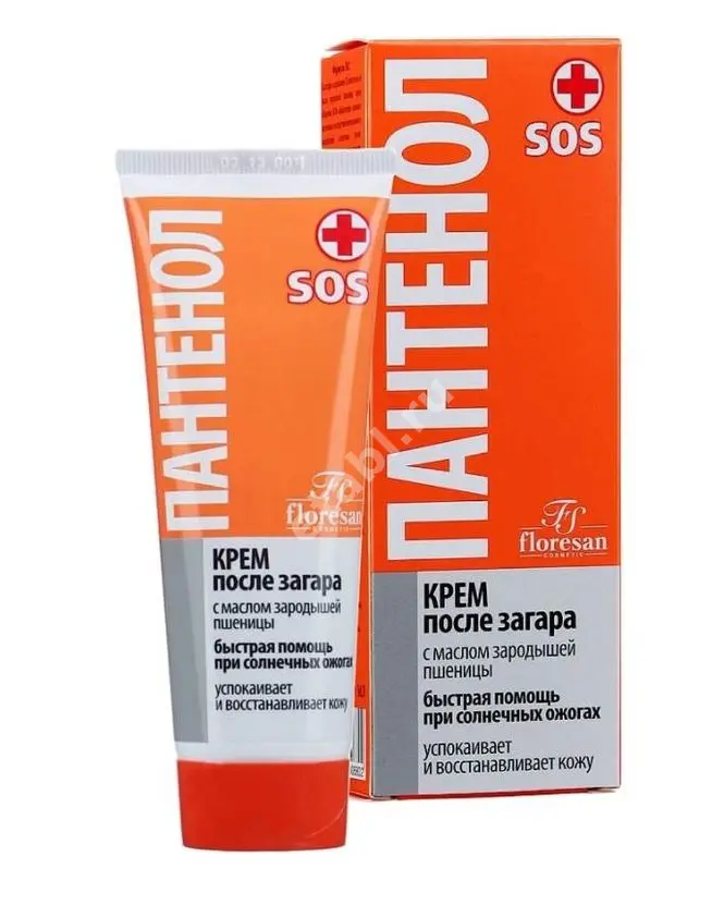 ФЛОРЕСАН Пантенол SOS крем после загара (Ф-312) 75мл (Флоресан, РФ)