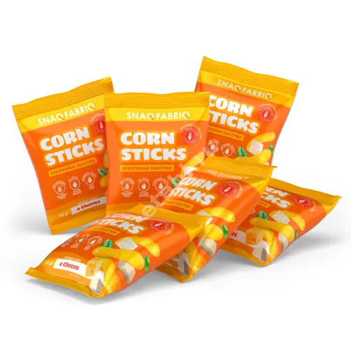 БОМББАР (BOMBBAR) SNAQ FABRIQ кукурузные палочки 60г четыре сыра (Фитнес Фуд, РФ)