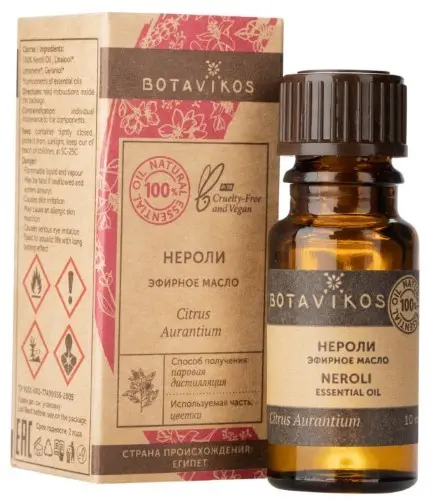 МАСЛО ЭФИРНОЕ Нероли 10мл (БОТАНИКА, РФ)