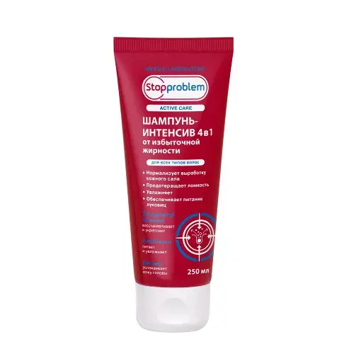 СТОППРОБЛЕМ Актив Кеа шампунь для всех типов волос 4в1/интенсив 250мл (НИКОЛЬ, РФ)
