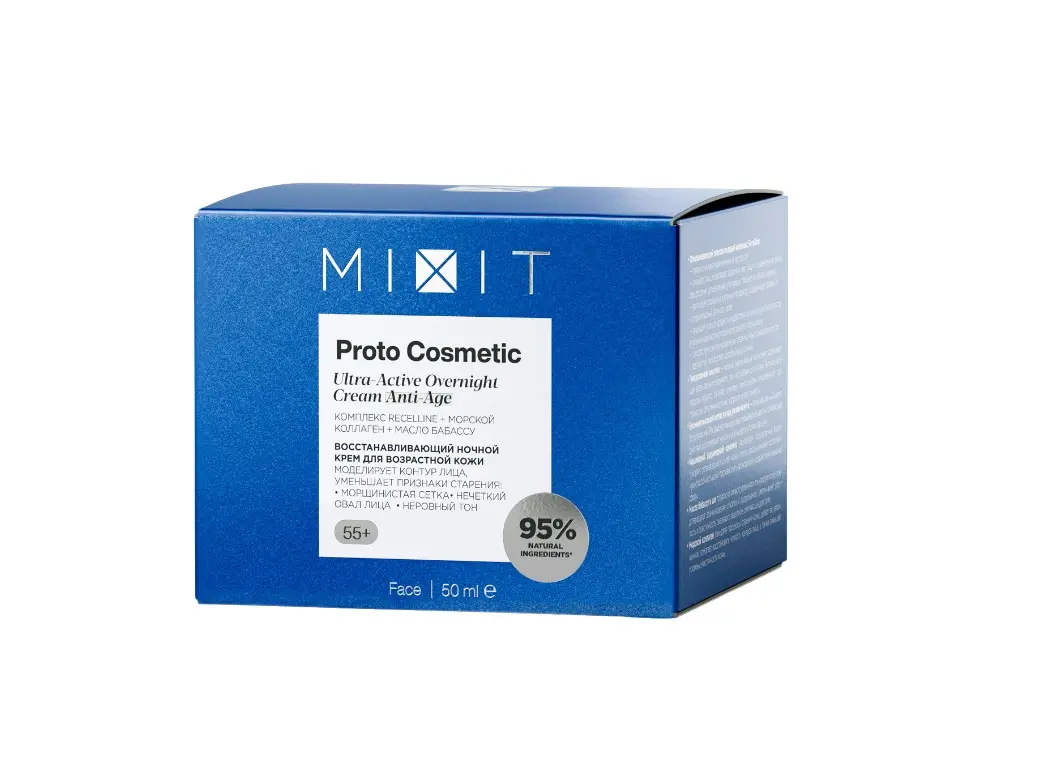 МИКСИТ Proto cosmetic крем для лица ночной керамид комплекс 55+ 50мл (Миксит , РФ)