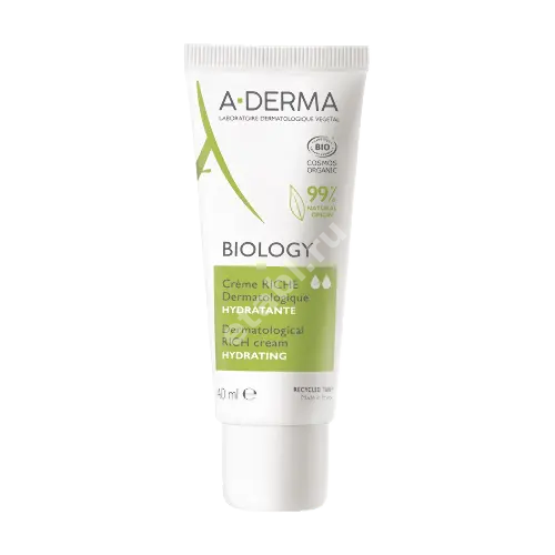 А-ДЕРМА (A-DERMA) Биолоджи крем для лица/шеи увлаж д/хрупк кожи насыщенный 40мл (ПЬЕР ФАБР, ФРАНЦИЯ)