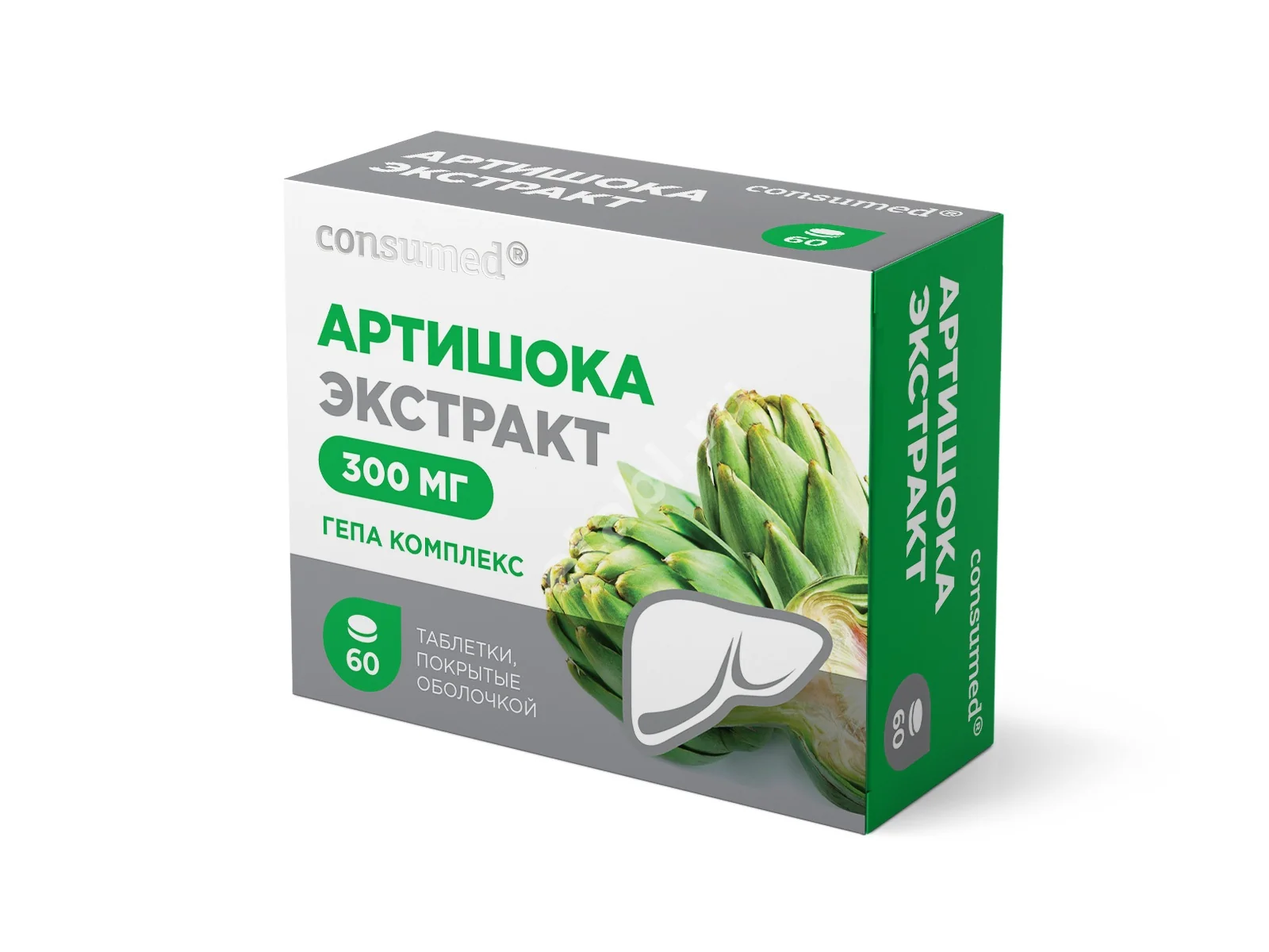 ГЕПА КОМПЛЕКС Артишока Экстракт табл. п.о. 300мг - 0.515г N60 (Квадрат-С, РФ)