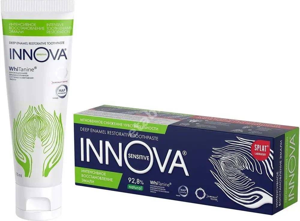 СПЛАТ Иннова Сенситив зубная паста Интенсивное восстановление эмали 75мл (СПЛАТ, РФ)