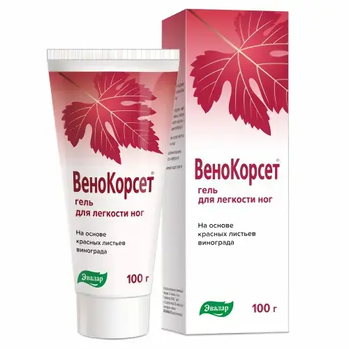 ВЕНОКОРСЕТ гель 100мл (ЭВАЛАР, РФ)