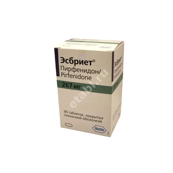 ЭСБРИЕТ табл. п.п.о. (фл.) 267мг N90 (ХОФФМАН ЛЯ РОШ, ИТАЛИЯ)