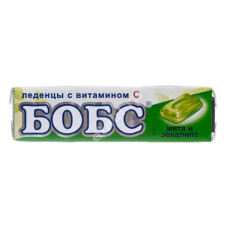 БОБС леденцы 3.5г N10 Мята с эвкалиптом (СЛАДКАЯ СКАЗКА, РФ)