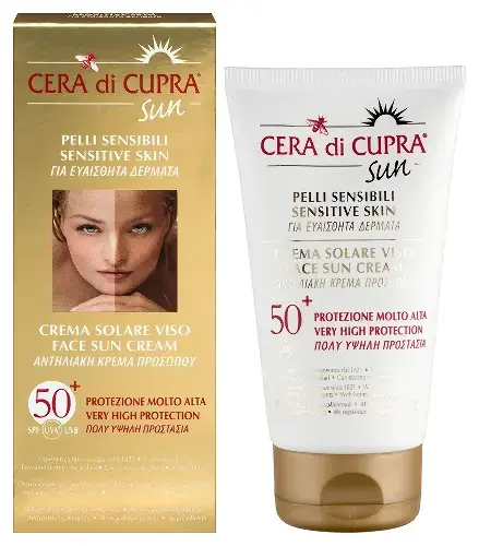 ЦЕРА ДИ КУПРА (CERA DI CUPRA) крем для лица солнцезащит SPF50+ 75мл (Фармацеутици Доттор Циццарелли С. П. А., ИТАЛИЯ)