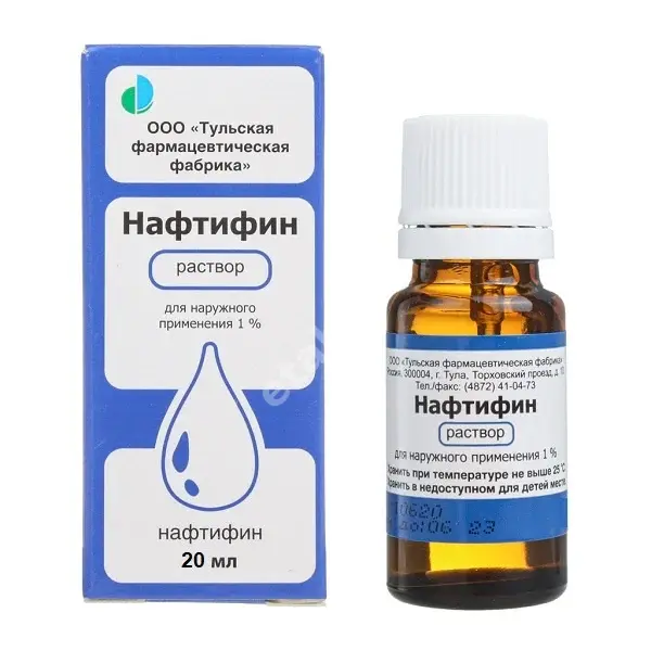 НАФТИФИН р-р д/наружн. прим. (фл.) 1% - 20мл N1 (Тульская Ф.Ф., РФ)