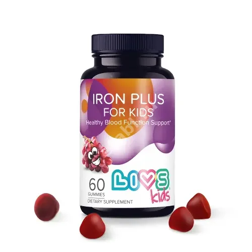 МУЛЬТИВИТАМИНЫ Ливс (Livs) Железо плюс вит. С, Цинк, вит. группы В 3+ пастилки жев. 2.5г N60 Фрукты/Ягоды (Мая Фуд Индастри, РФ)