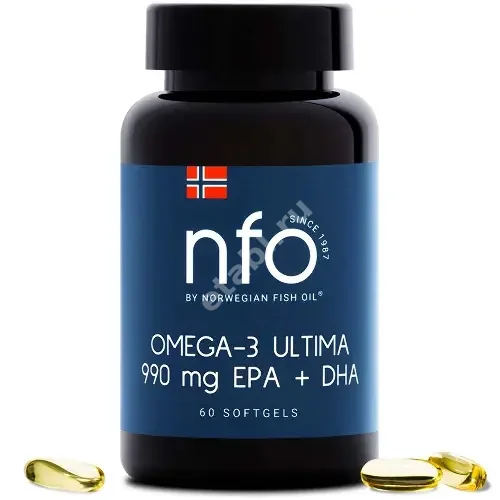 ОМЕГА-3 NFO Ультима капс. (банк.) 1.6г N60 (Фарматех, НОРВЕГИЯ)