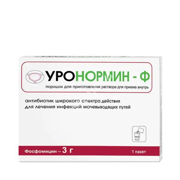 УРОНОРМИН-Ф пор. д/р-ра внутр. (пак.) 3г N1 (ОТИСИФАРМ, РФ)