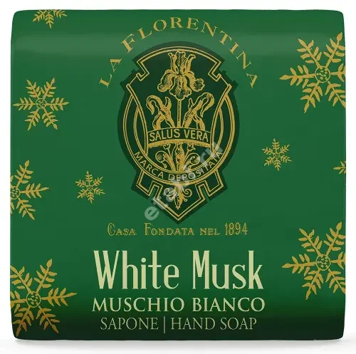 ЛА ФЛОРЕНТИНА мыло 106г Белый мускус (Сапонере Марио Фисси, ИТАЛИЯ)