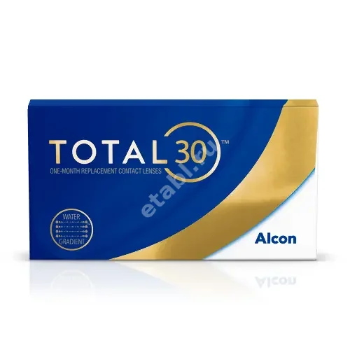 ЛИНЗЫ КОНТАКТНЫЕ Alcon Total 30 3шт традиц 1мес б/цв дневн Sph -5.75 8.4 (Алкон Лабораториз, СИНГАПУР)