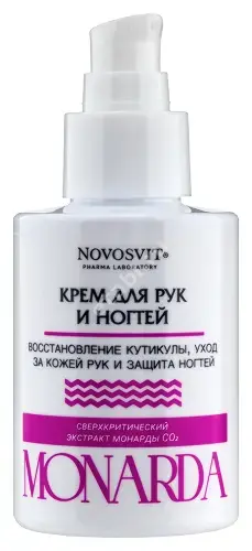 НОВОСВИТ крем для рук/ногтей Монарда 100мл (Народные Промыслы, РФ)