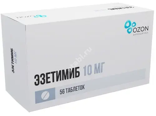 ЭЗЕТИМИБ табл. 10мг N56 (ОЗОН_БРЕНДЫ, РФ)