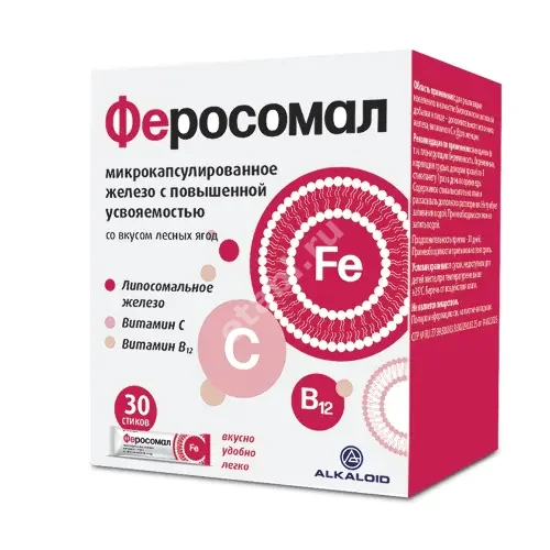 ФЕРОСОМАЛ пор. (стик) 1.8г N30 (АЛКАЛОИД, РЕСПУБЛИКА МАКЕДОНИЯ)