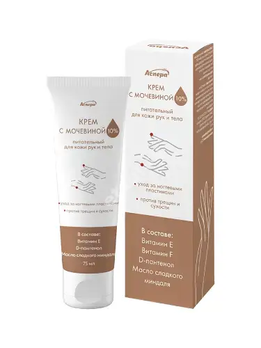 АСПЕРА крем питат д/сухой кожи Мочевина 10% 75мл (Аспера ПК, РФ)