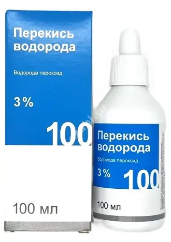 ПЕРЕКИСЬ ВОДОРОДА р-р д/местн. и наружн. прим. (фл. плстк.) 3% - 100мл N1 (Лекарь, РФ)