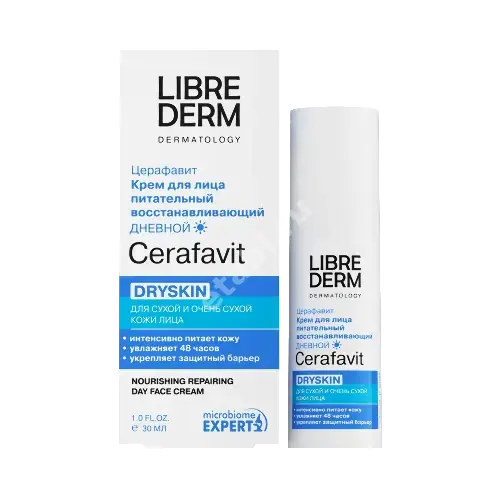 ЛИБРИДЕРМ Церафавит крем для лица питание/восстан дневной 30мл (Биофармлаб, РФ)