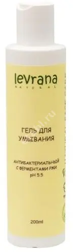 ЛЕВРАНА гель д/умывания антибакт с ферментами ржи 200мл (Леврана, РФ)