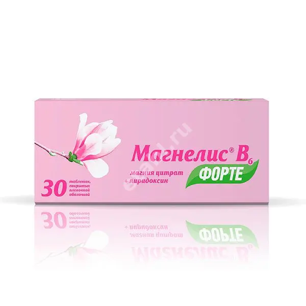 МАГНЕЛИС В6 Форте табл. п.п.о. 100мг+10мг N30 (ОТИСИФАРМ, РФ)