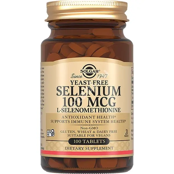 СОЛГАР Селен табл. 100мкг - 0.46г N100 (Нэйчес Ю.С., США)