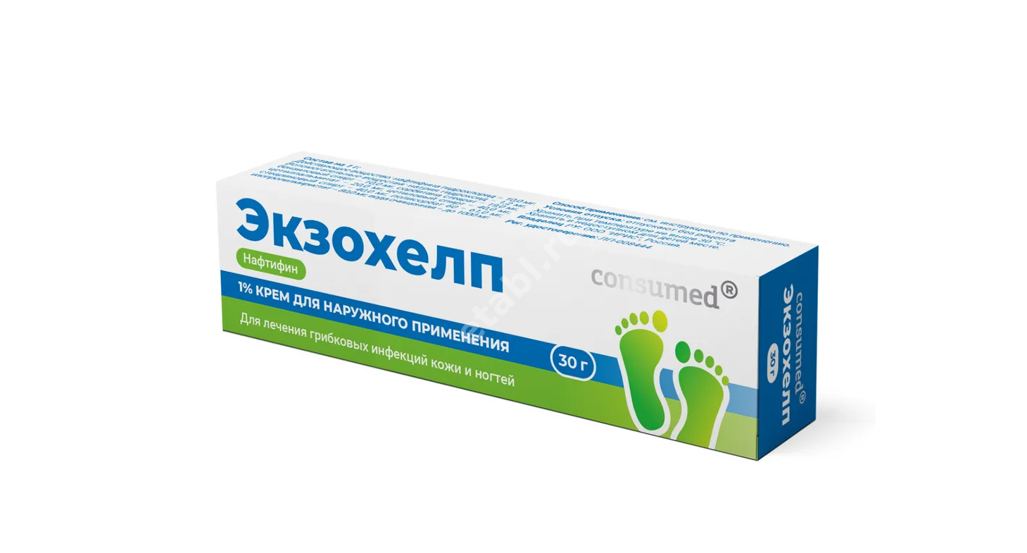 ЭКЗОХЕЛП Консумед крем д/наружн. прим. 1% - 30г N1 (Тульская Ф.Ф., РФ)