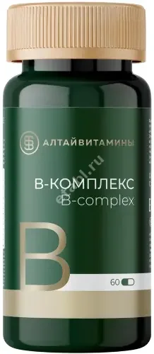 В-КОМПЛЕКС капс. (банк.) 0.416г N60 (Алтайвитамины, РФ)