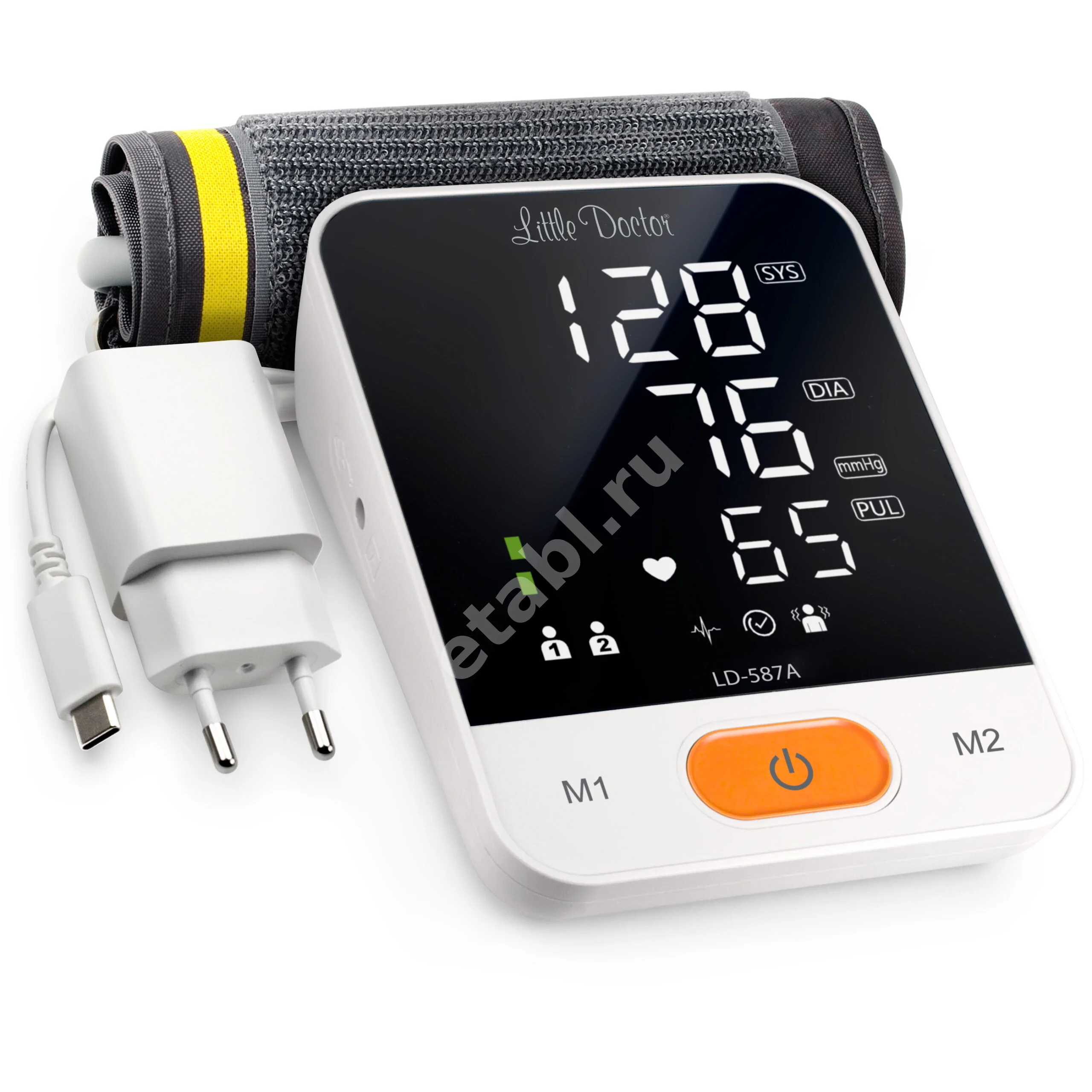 ТОНОМЕТР Литтл Доктор автомат плечо арт.LD-587А с адаптером (Литтл Доктор Электроник, СИНГАПУР)