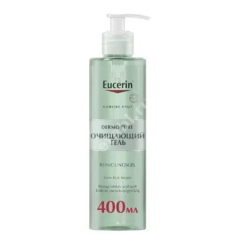 ЭУЦЕРИН (EUCERIN) Dermopure гель д/умывания очищающ д/жирн/комбинир кожи 400мл (БАЙЕРСДОРФ, ГЕРМАНИЯ/ПОЛЬША)