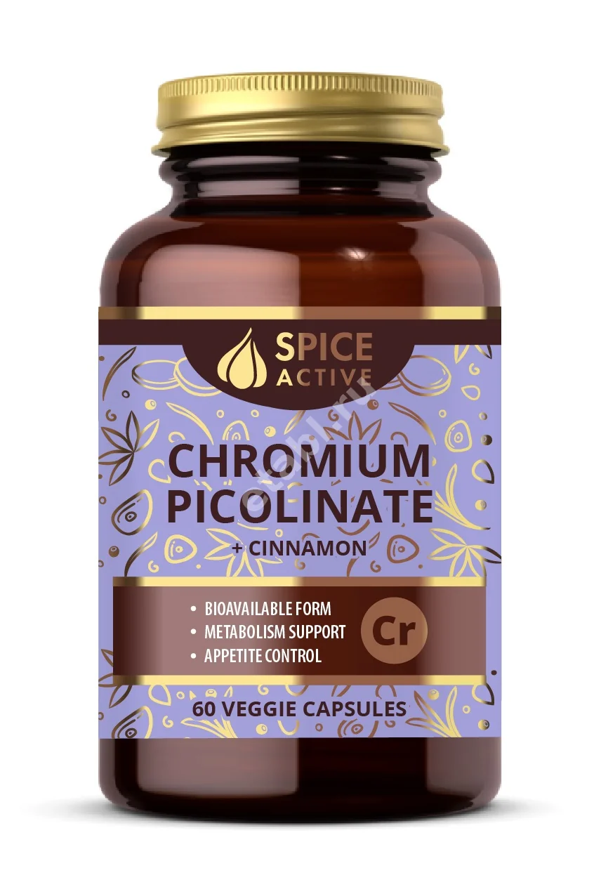 ХРОМА ПИКОЛИНАТ Спайс Актив (Spice Active) Корица капс. (банк.) 0.18г N60 (Фармакор Продакшн, РФ)