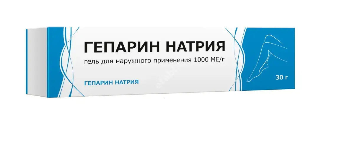 ГЕПАРИН гель (туба) 1 000МЕ/г - 100г N1 (Тульская Ф.Ф., РФ)
