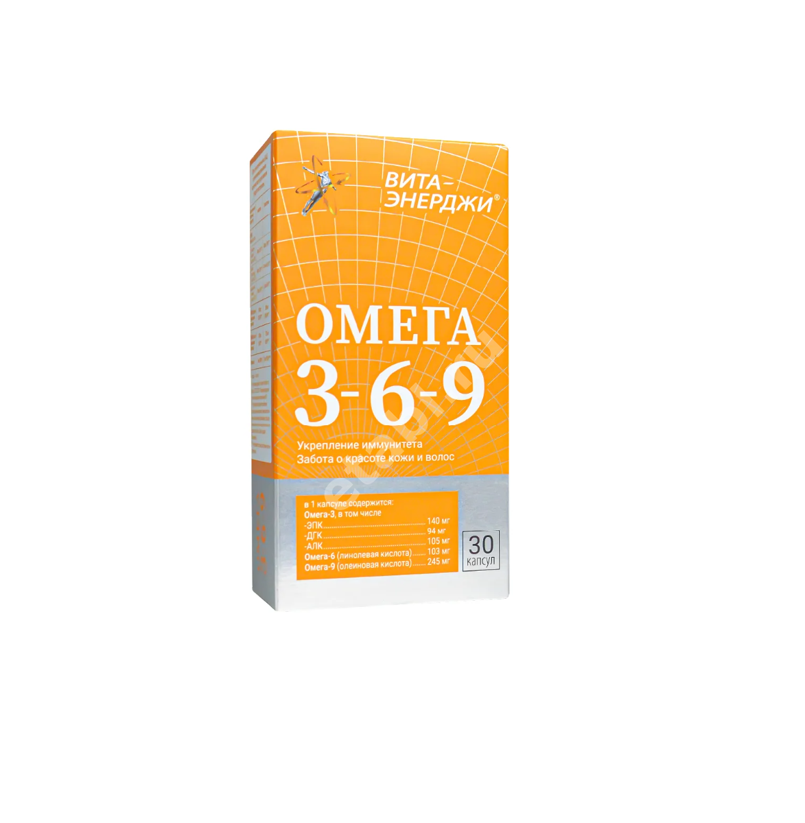 ОМЕГА-3.6.9 Комплекс Вита-Энерджи капс. 1.4г N30 (Полярис, РФ)