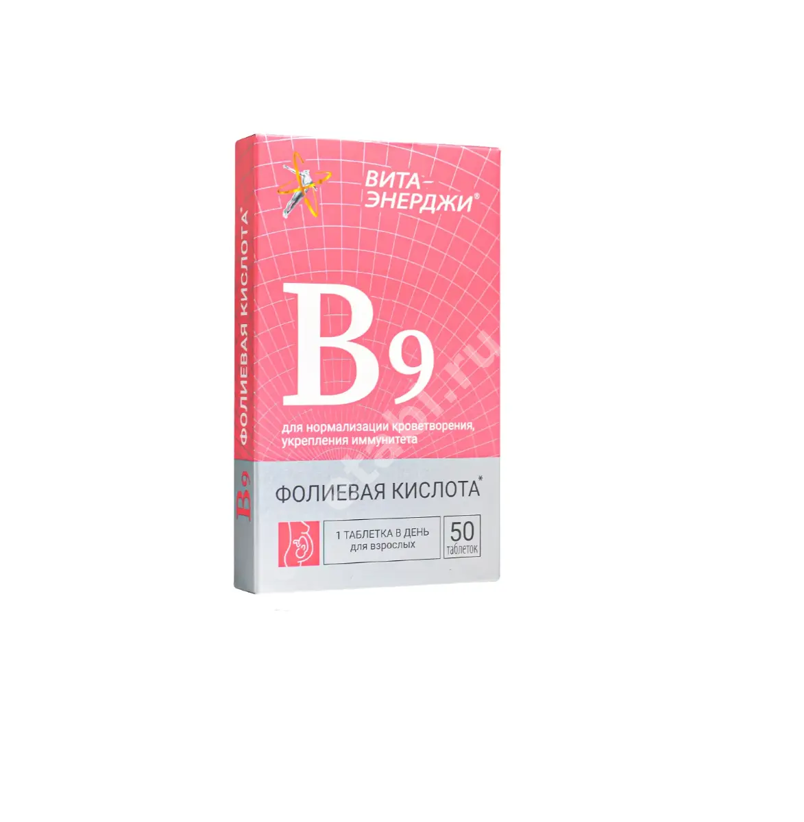 ФОЛИЕВАЯ КИСЛОТА табл. N50 (ВнешторгФарма, РФ)